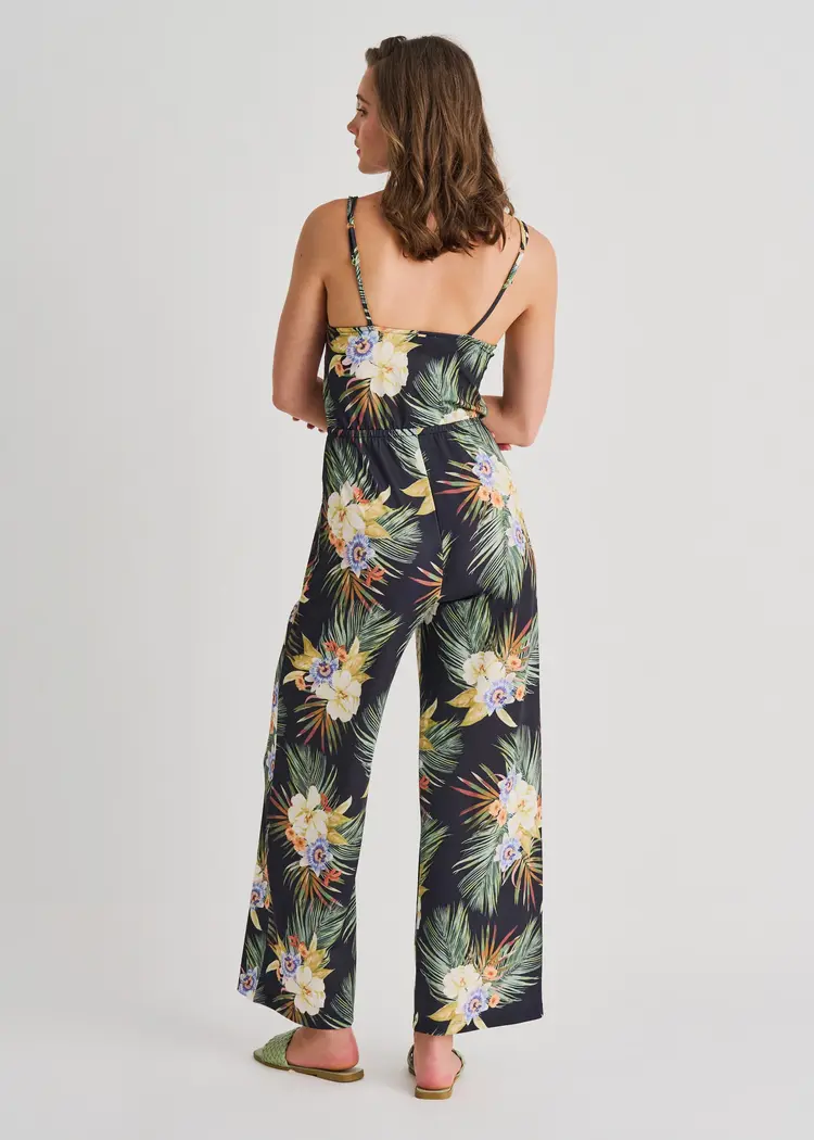 Everyday Sunday COVER-UP JUMPSUIT C.BLACK TIKI