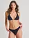 Everyday Sunday EXTRA SLIM HIGH LEG BAS CHEEKY ÉCHANCRÉ BLACK