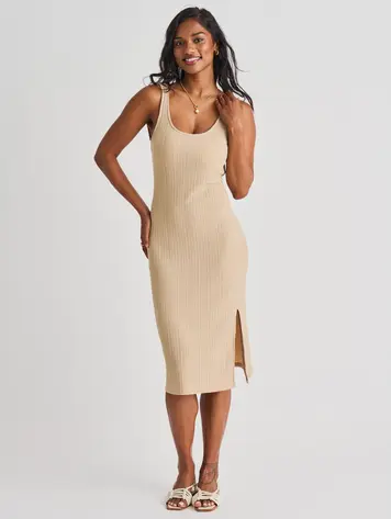 Everyday Sunday OPEN BACK COVER-UP DRESS WHEAT FIELD