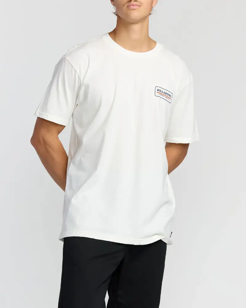 Billabong HOMMES WALLED T-SHIRT OFFWHITE