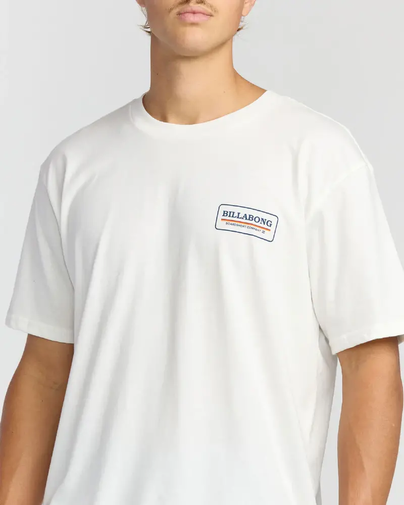 Billabong HOMMES WALLED T-SHIRT OFFWHITE