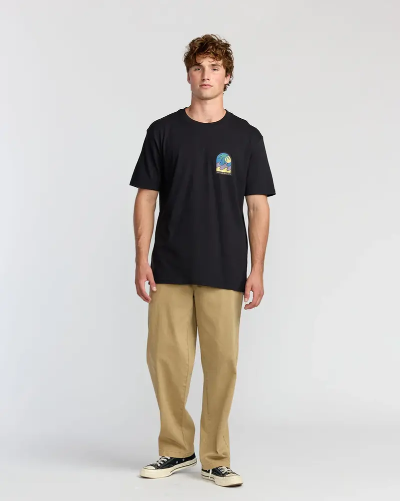 Billabong MEN'S TOMBSTONE T-SHIRT BLACK