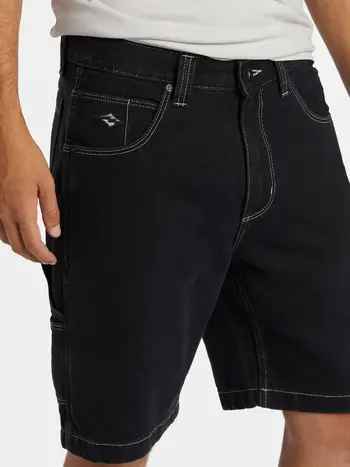 Billabong HOMMES BAD DOG WORKWEAR IMMORTAL DENIM SHORTS BLACK