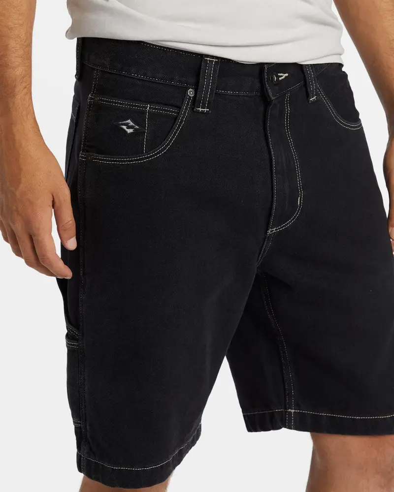 Billabong MEN'S BAD DOG WORKWEAR IMMORTAL DENIM SHORTS BLACK