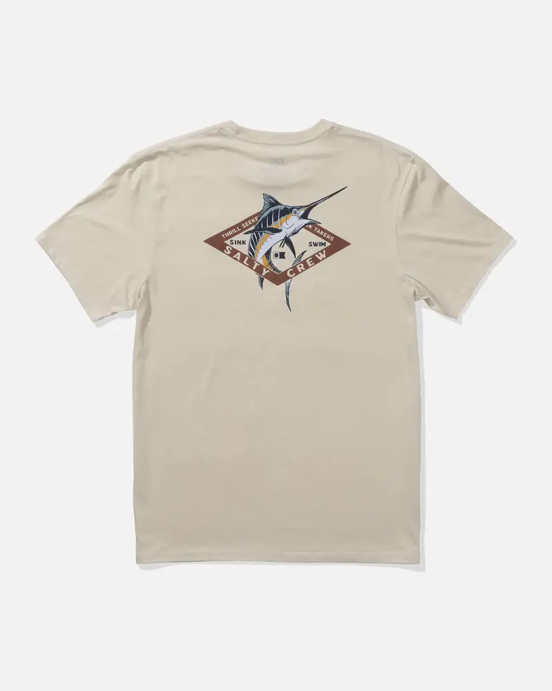 Salty crew MEN'S DIAMOND MARLIN PREMIUM TEE BONE