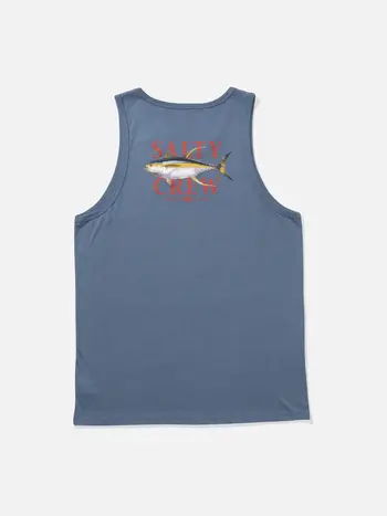 Salty crew HOMMES YELLOWFIN TANK SLATE