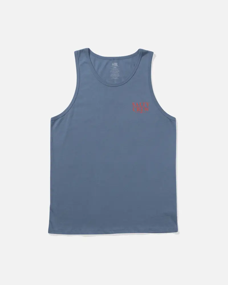 Salty crew HOMMES YELLOWFIN TANK SLATE