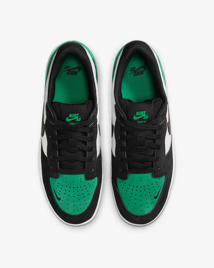 Nike SB HOMMES FORCE 58 WHITE/BLACK/STADIUM GREEN