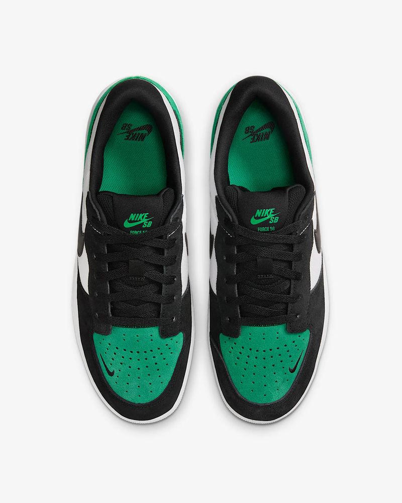 Nike SB HOMMES FORCE 58 WHITE/BLACK/STADIUM GREEN