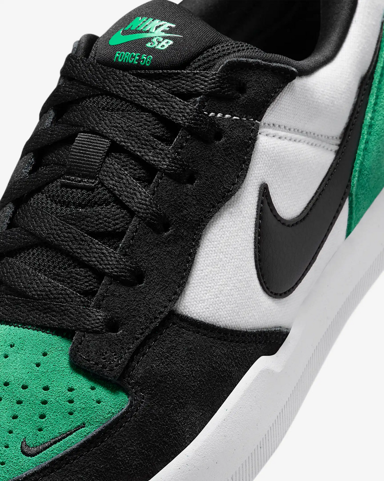 Nike SB MEN'S FORCE 58 WHITE/BLACK/STADIUM GREEN