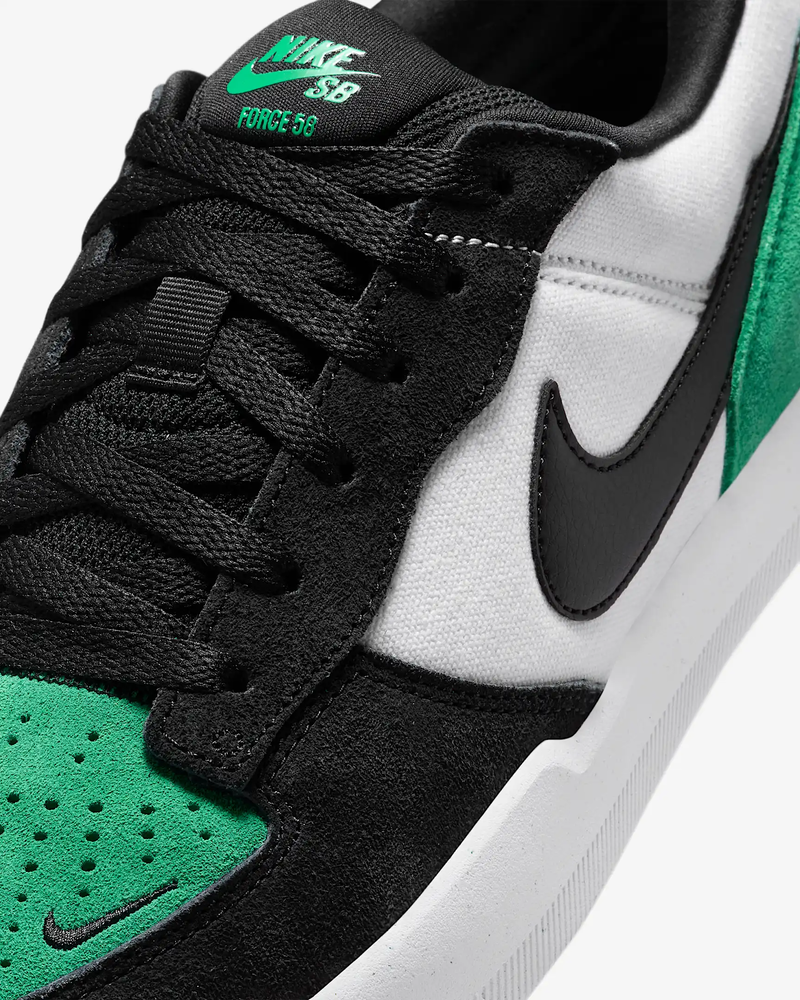 Nike SB HOMMES FORCE 58 WHITE/BLACK/STADIUM GREEN