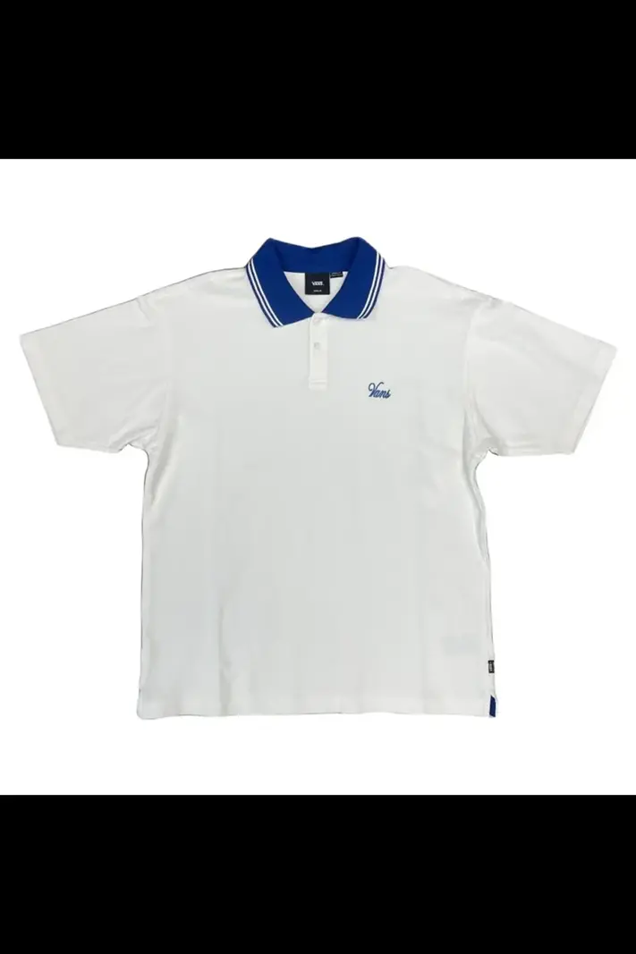 Vans MEN'S CARSON POLO WHITE/TRUE BLUE