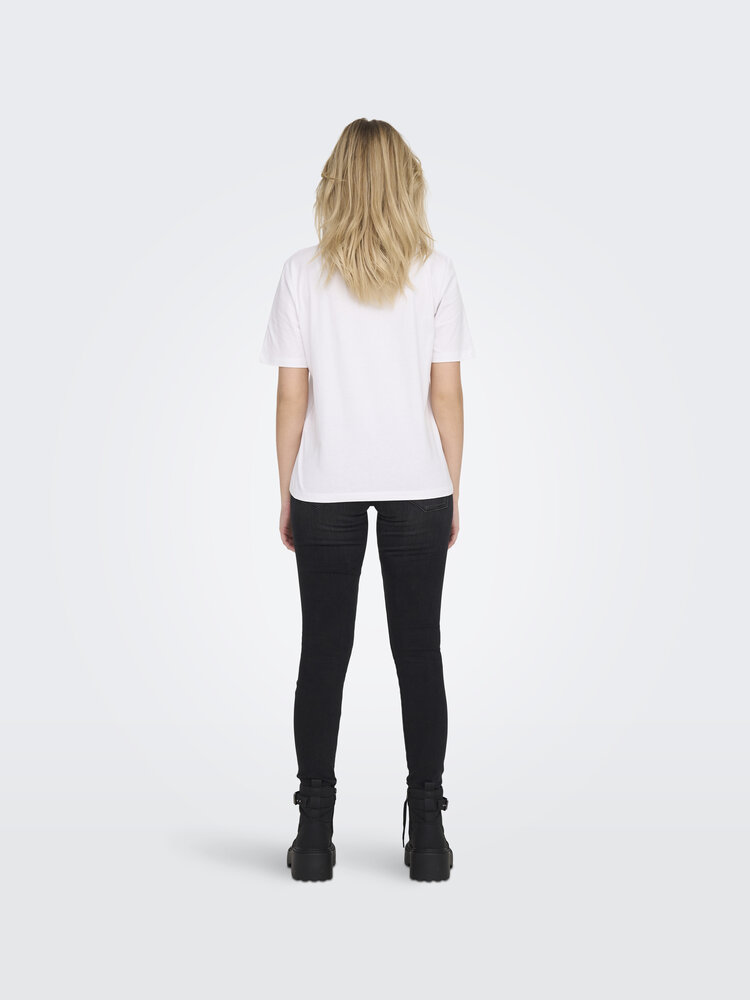 Only FEMMES ONLY T-SHIRT WHITE