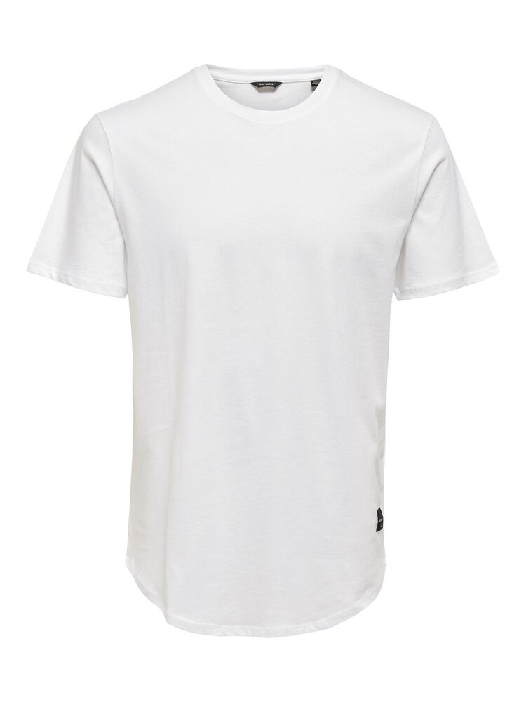 Only & Sons MATT LONGY T-SHIRT WHITE
