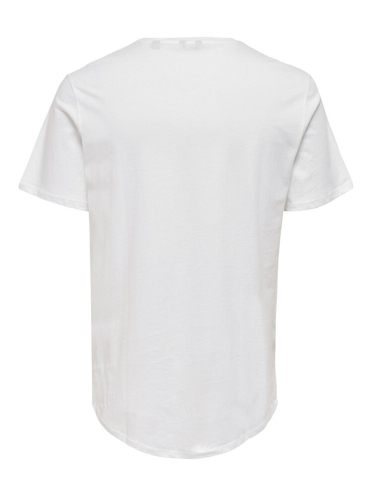 Only & Sons MATT LONGY T-SHIRT WHITE