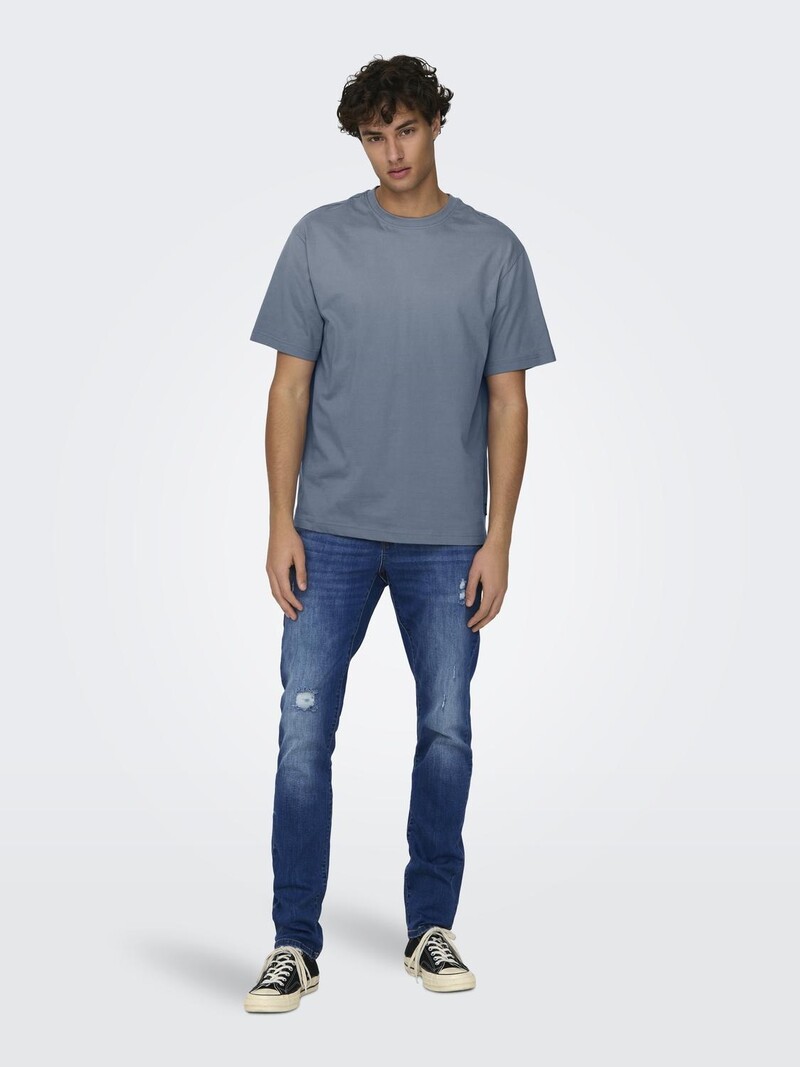 Only & Sons FRED T-SHIRT FLINT STONE