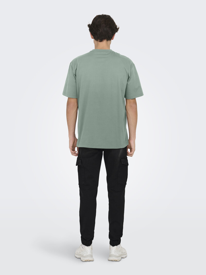Only & Sons FRED T-SHIRT ICEBERG GREEN