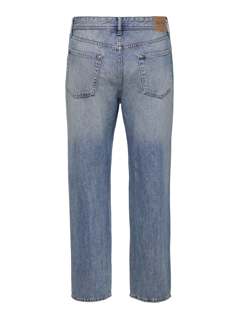 Only & Sons FADE LOOSE DENIM 32 MEDIUM BLUE