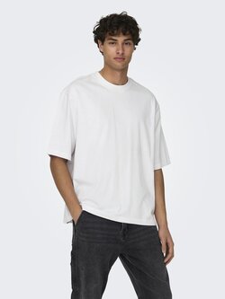 Only & Sons MILLENIUM T-SHIRT BRIGHT WHITE