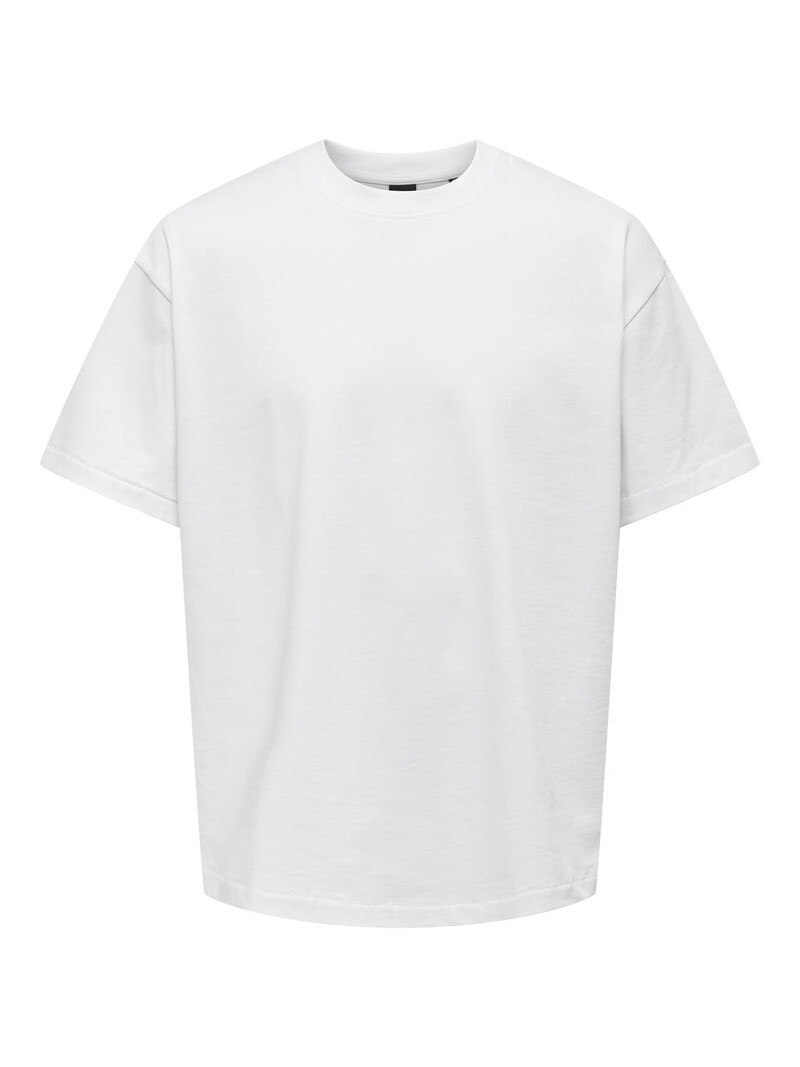 Only & Sons MILLENIUM T-SHIRT BRIGHT WHITE
