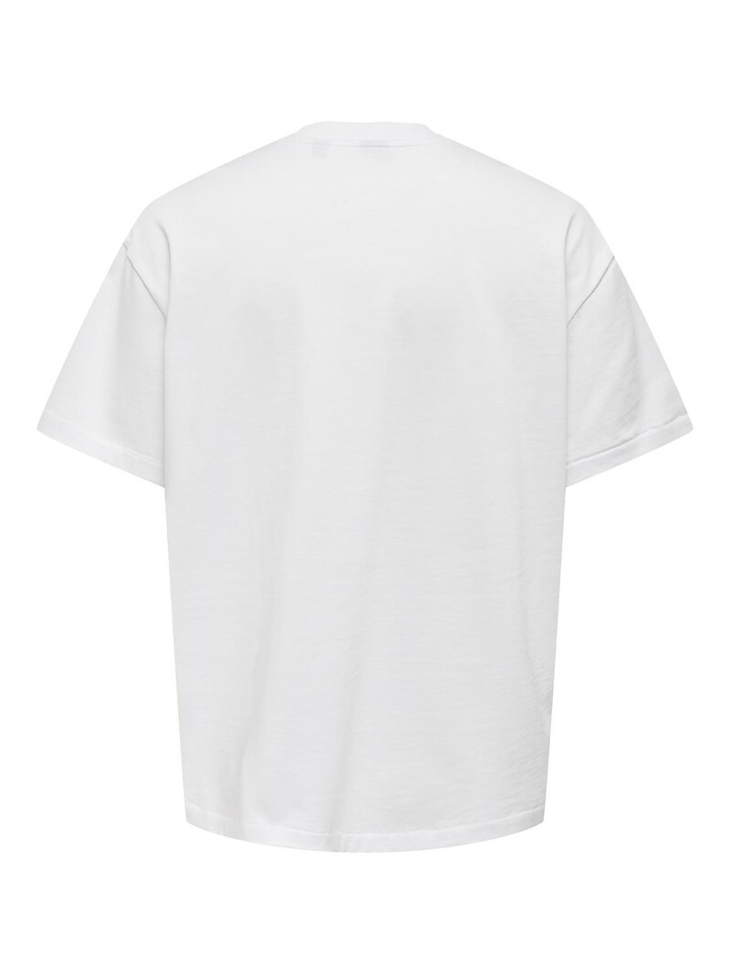 Only & Sons MILLENIUM T-SHIRT BRIGHT WHITE
