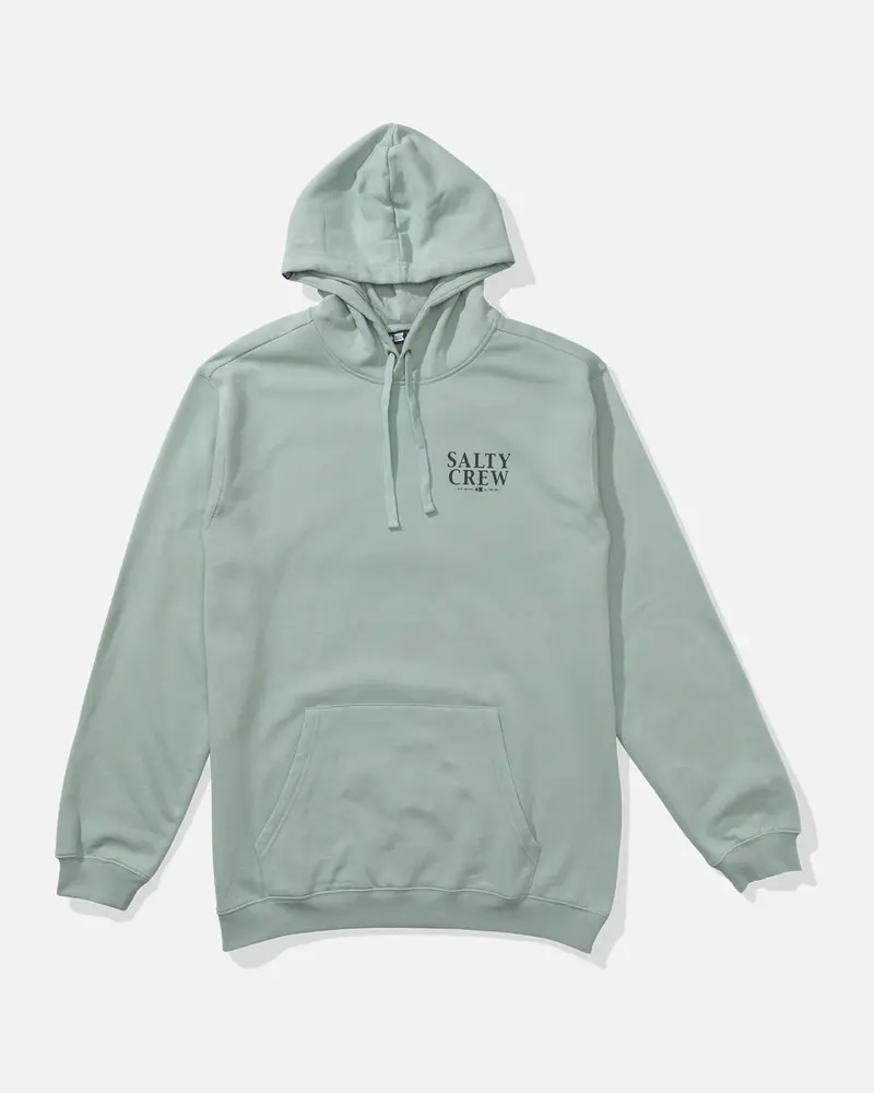 Salty crew HOMMES YELLOWFIN FLEECE HOODIE MACKEREL