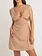 Rhythm LOLA CHECK MINI DRESS DUSTY PINK