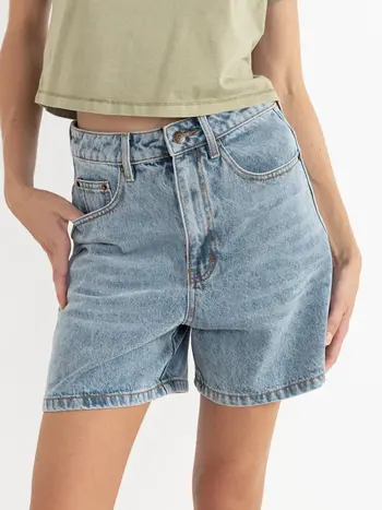 Rhythm ESCAPE DENIM SHORT WASHED BLUE