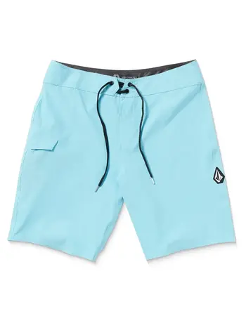 Volcom MEN'S LIDO SOLID MOD 20 SWIMMING SHORTS RESIN BLUE