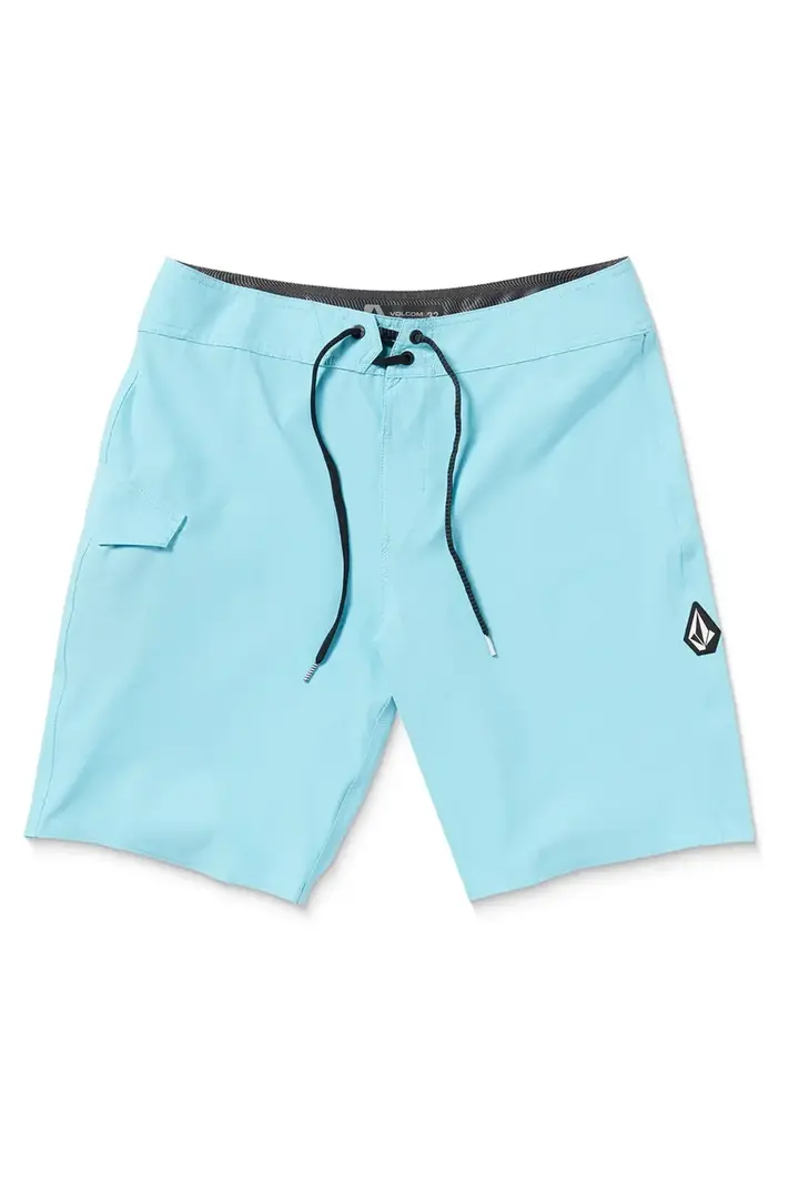 Volcom MEN'S LIDO SOLID MOD 20 SWIMMING SHORTS RESIN BLUE