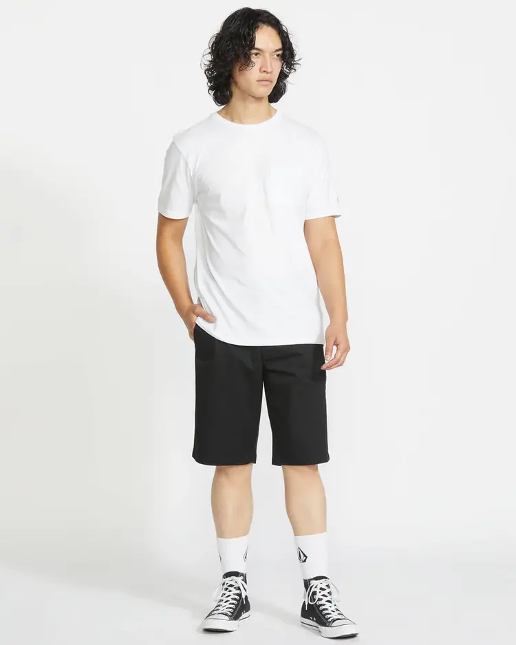 Volcom HOMMES FRICKIN MODERN STRETCH 21 SHORTS BLACK