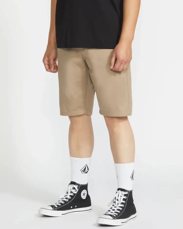 Volcom HOMMES FRICKIN MODERN STRETCH 21 SHORTS KHAKI