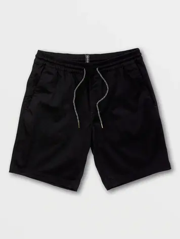 Volcom HOMMES FRICKIN ELASTIC WAIST 19 SHORTS BLACK
