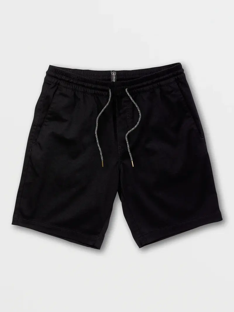 Volcom MEN'S FRICKIN ELASTIC WAIST 19 SHORTS BLACK