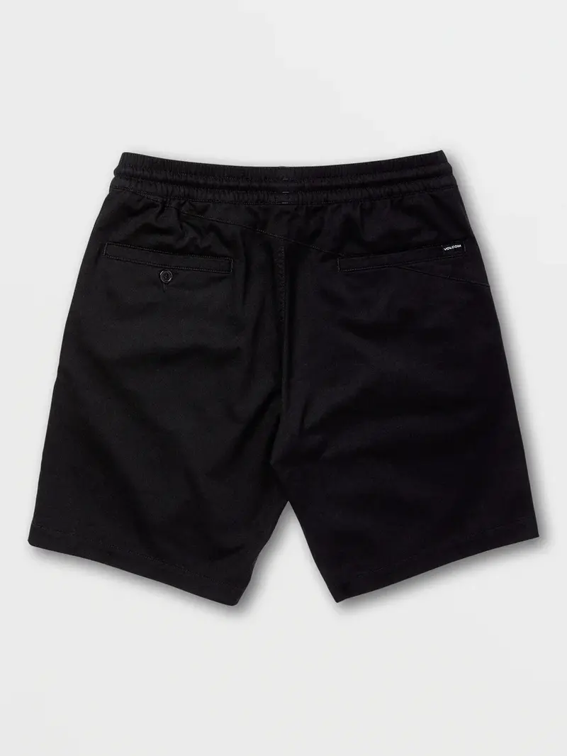 Volcom MEN'S FRICKIN ELASTIC WAIST 19 SHORTS BLACK