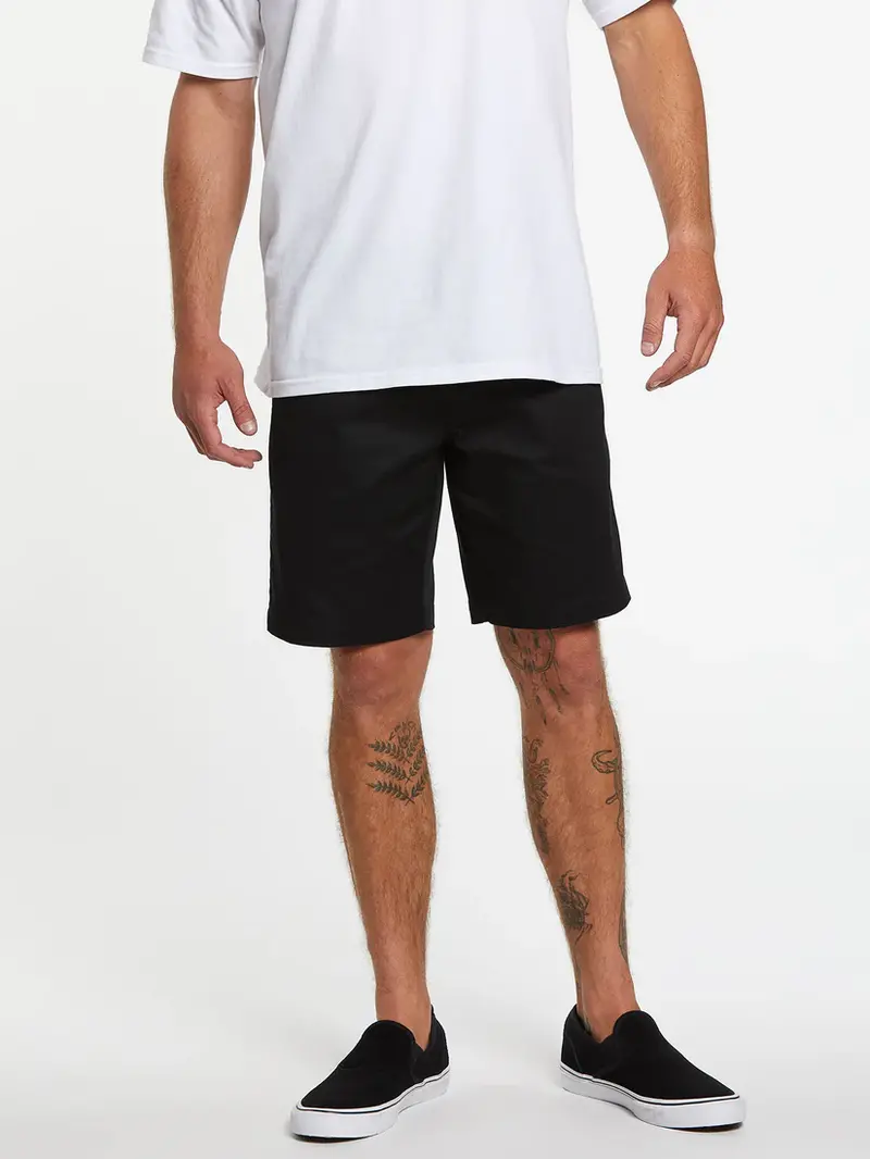 Volcom MEN'S FRICKIN ELASTIC WAIST 19 SHORTS BLACK