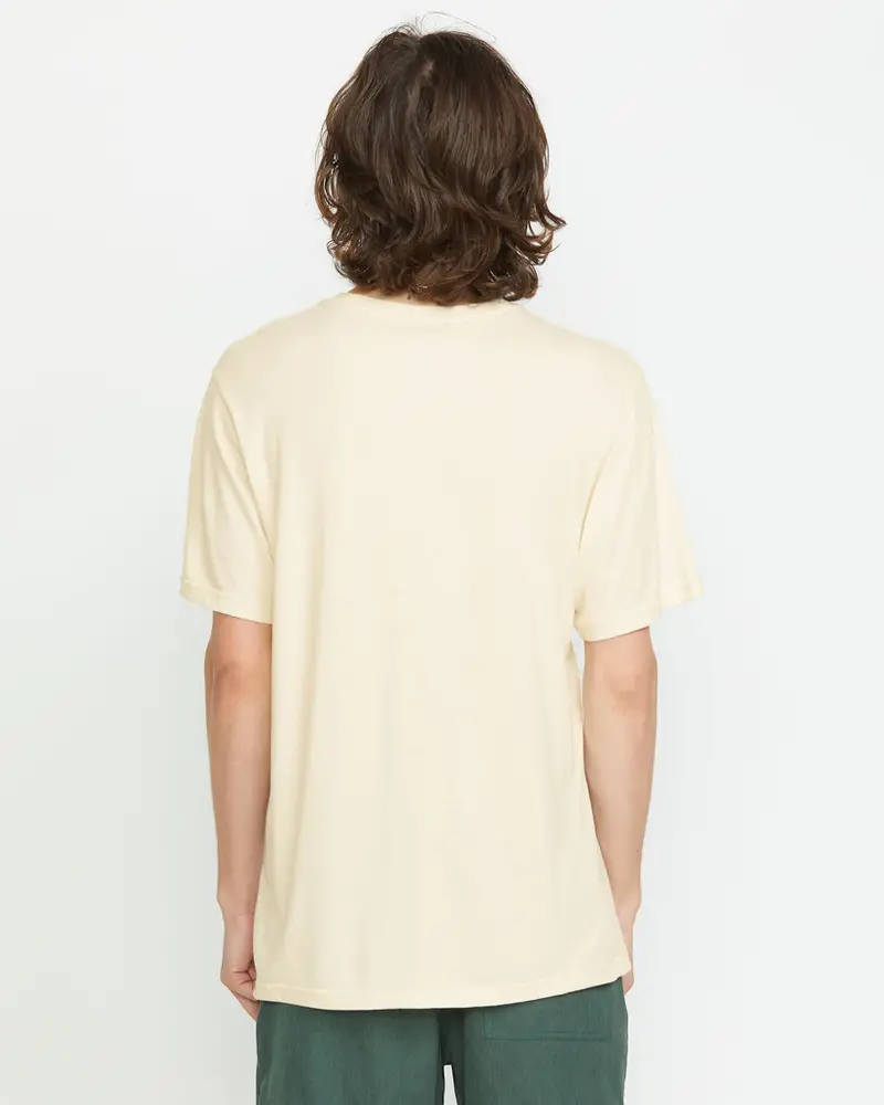 Volcom MEN'S LINE SERVICE SHORT SLEEVE TEE OFF WHITE HEATHER