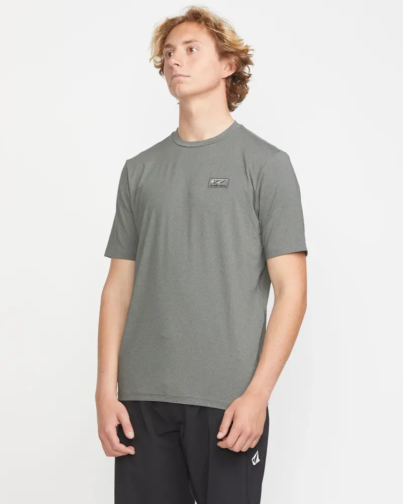 Volcom MEN'S MODSTONE LOOSE SHORT SLEEVE HEATHER GREY