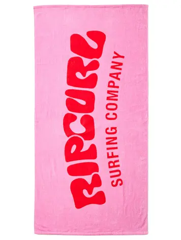 RIP CURL GRAPHIC STANDARD TOWEL PINK