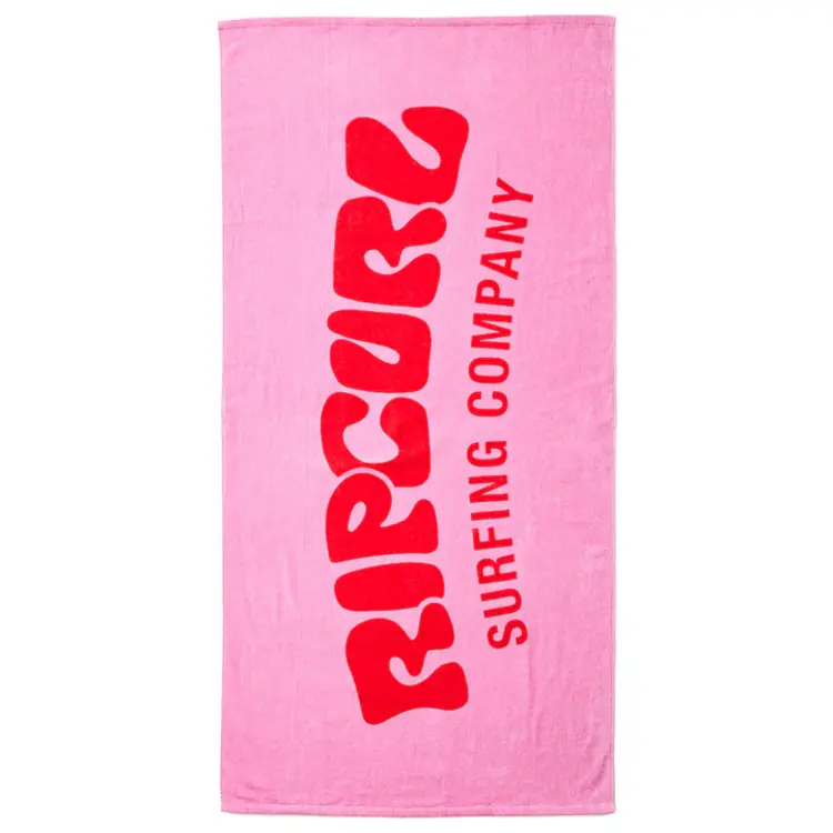 RIP CURL GRAPHIC STANDARD TOWEL PINK