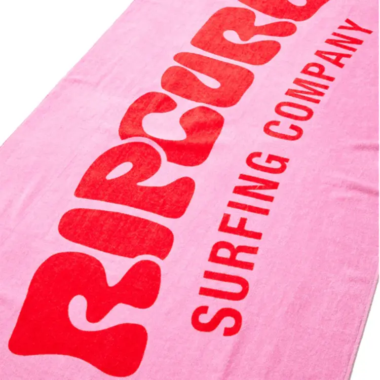 RIP CURL GRAPHIC STANDARD TOWEL PINK
