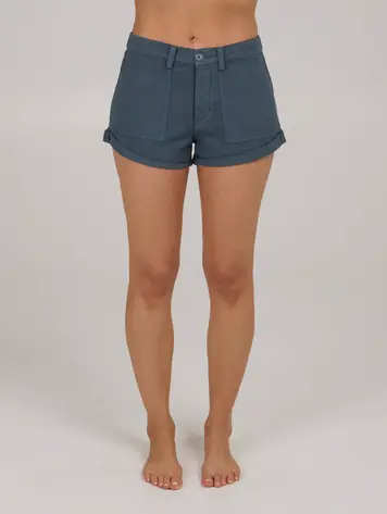 Salty crew WOMEN'S TRAIL SHORT FIN BLUE