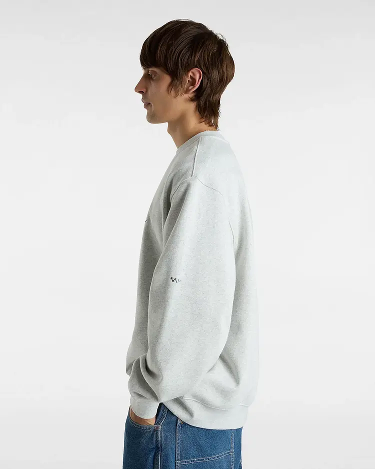 Vans MEN'S SKATE SMILE SPIKE CREW ASHE HEATHER