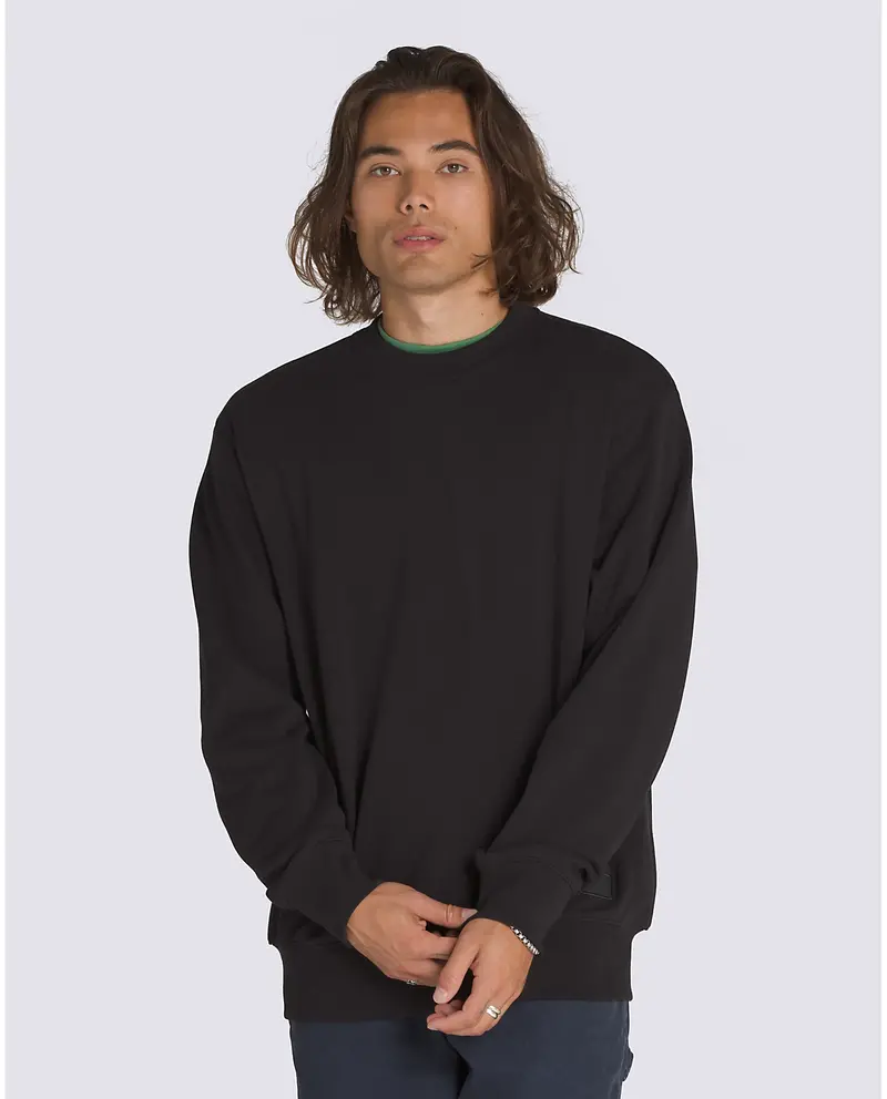 Vans HOMMES ORIGINAL STANDARD CREW SWEATSHIRT BLACK