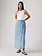 Levis FEMMES COLUMN WRAP SKIRT WRAPPED IN BLUE