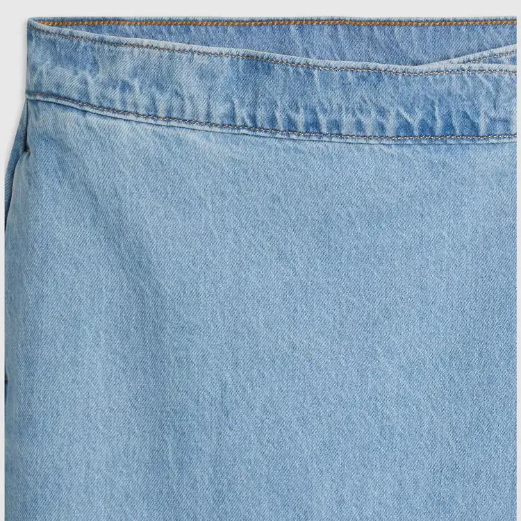 Levis WOMEN'S COLUMN WRAP SKIRT WRAPPED IN BLUE