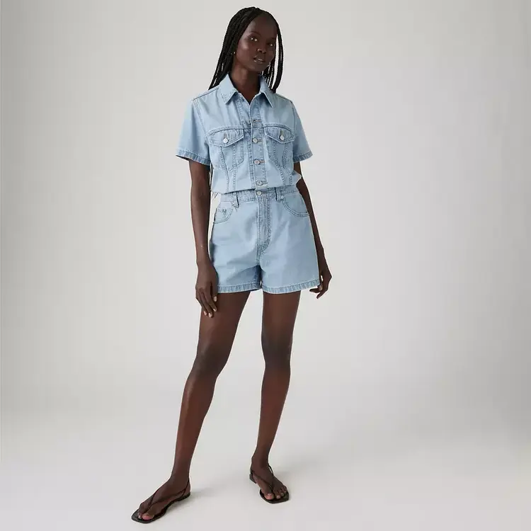 Levis WOMEN'S TYPE 3 ROMPER FORGOTTEN DREAM