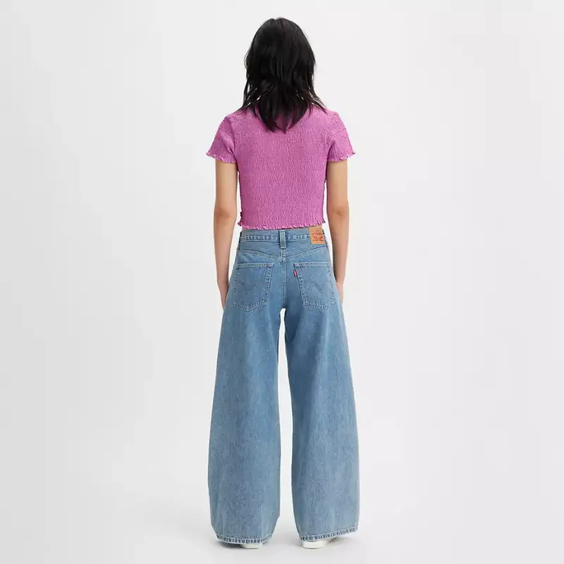 Levis FEMMES 94 BAGGY WIDE LEG JEANS 31 TAKE CHANCES