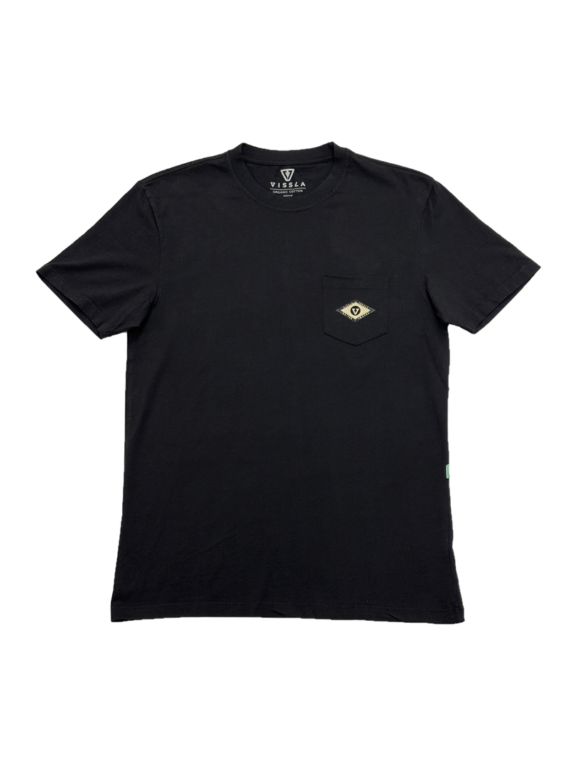 Vissla MEN'S WAVE CHASERS PREMIUM ORGANIC POCKET TEE PHANTOM