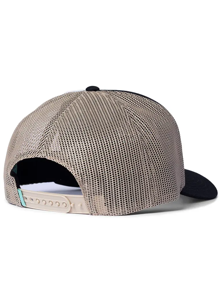 Vissla HOMMES GARAGE FOAM TRUCKER HAT BLACK